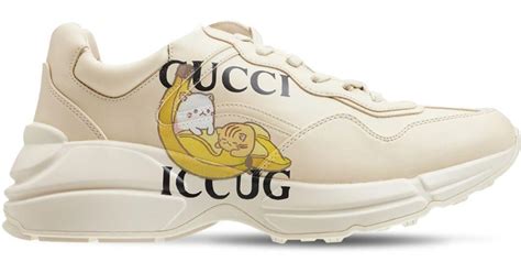 banane gucci femme|gucci bananya sneakers.